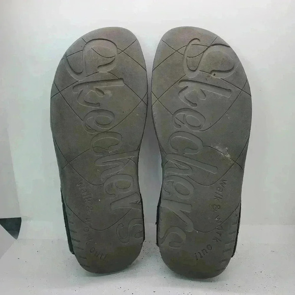 Womens Black Skechers Tone Up Sandals Sz 10 - Picture 5 of 5